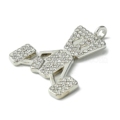 Alloy Rhinestone Pendants&nbsp;FIND-R146-03