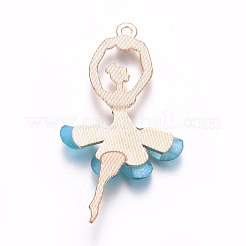 Resin Big Pendants&nbsp;ALRI-WH0004-A04