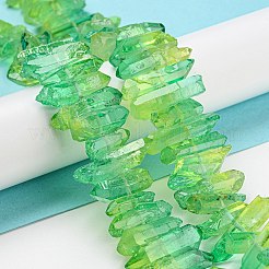 Natural Dyed Quartz Beads Strands&nbsp;G-G791-14M