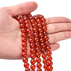 Natural Carnelian Beads Strands&nbsp;G-C076-6mm-2A