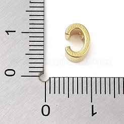 304ステンレスペンダント  24KGP本金メッキ  文字C  8x5.5x4mm  穴：1.6mm&nbsp;STAS-S137-01G-C