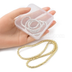 2 Strands 2 Colors Electroplated Non-magnetic Synthetic Hematite Beads Strands&nbsp;G-YW0001-38