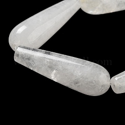 Natural Quartz Crystal Beads Strands&nbsp;G-P528-H17-01