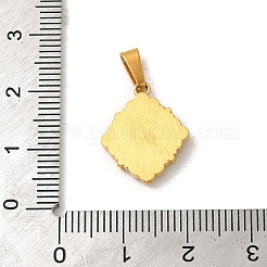 Ion Plating(IP) 304 Stainless Steel Pendants&nbsp;STAS-C103-12G