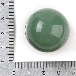 天然グリーンアベンチュリン球ビーズ  穴なし/ドリルなし  丸いボールビーズ  30~31mm&nbsp;G-I367-05A