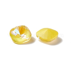 Mocha Fluorescent Style Electroplate K9 Glass Rhinestone Cabochons&nbsp;RGLA-J021-B-MI
