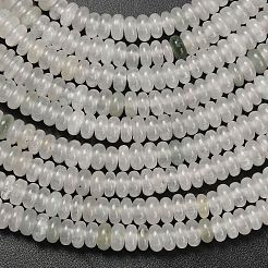 天然天山翠珪岩ビーズ連  ロンデル  4x1.5mm  穴：0.7mm  約155個/連  14.96''（38センチメートル）&nbsp;G-L635-A06-4x2mm