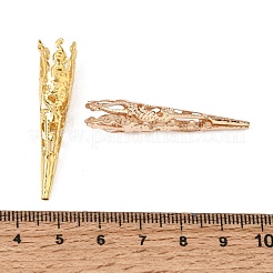 5スタイルの鉄製フィリグリービーズコーン150個  ミックスカラー  41~42x2.5~8mm  穴：1~7mm  30個/スタイル&nbsp;IFIN-PH0005-19
