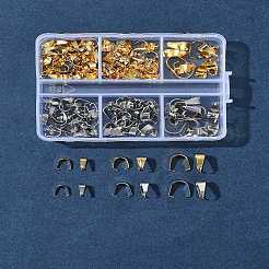 201ステンレススチールスナップオンベイル  ペンダントベイル  ミックスカラー  6.5~10x4~9x3~5mm&nbsp;STAS-FS0001-68