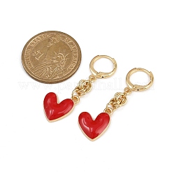 5 Pairs Zinc Alloy Enamel Tassel Hoop Earrings&nbsp;EJEW-JE06590