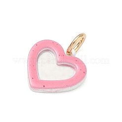 Spray Painted Brass Charms&nbsp;KK-CBAEB58-16