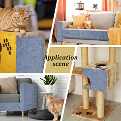 Polyester Anti Cat Scratch Furniture Protector Stickers&nbsp;AJEW-WH0609-395B