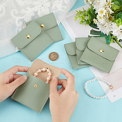 6Pcs PU Imitation Leather Jewelry Storage Bags&nbsp;ABAG-HY0001-14
