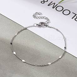 Rhombus Chain Bracelets&nbsp;BJEW-JB06282