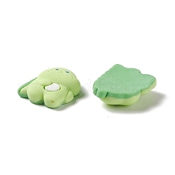 スプレープリント樹脂カボション  DIYアクセサリー  恐竜とユニコーンとアヒルとペンギンとキツネ  ミックスカラー  19~22x14~20x6~7mm&nbsp;RESI-G031-11