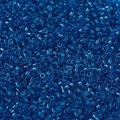 MIYUKIデリカビーズ  シリンダー  日本製シードビーズ  11/0  （db0714)透明カプリブルー  1.3x1.6mm  穴：0.8mm  約10000個/袋  50 G /袋&nbsp;SEED-X0054-DB0714