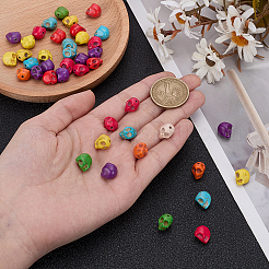 60Pcs Synthetic Turquoise Beads Strands&nbsp;TURQ-BM0001-04