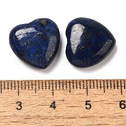 天然石ラピスラズリカボション  染め  ハート  15x15x6mm&nbsp;G-F776-02A-04