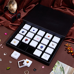 Acrylic and PU Leather Jewelry Trays&nbsp;CON-WH0089-135B
