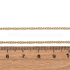 1.5MM 304 Stainless Steel Curb Chain Necklaces&nbsp;NJEW-T016-28G