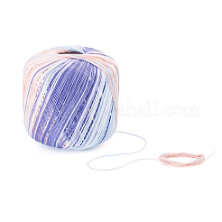 丸綿紐1玉  グラデーションカラー  DIYクラフト用  ラベンダー  0.5mm  約328.08ヤード（300m）/かせ&nbsp;OCOR-TA0004-07L
