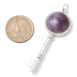 Natural Amethyst/Rose Quartz/Lapis Lazuli/Synthetic/Opalite/Black Stone Big Pendants&nbsp;PALLOY-JF02880