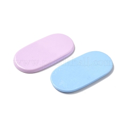 オペーク樹脂カボション  ミックスカラー  オーバル  49.5x25x3mm&nbsp;RESI-G118-01C
