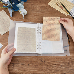4 Styles A5 PP Loose Leaf Card Ticket Storage Bag&nbsp;AJEW-DC0001-80