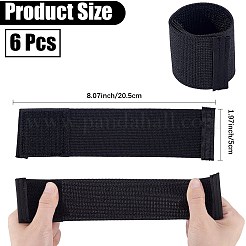 6Pcs Polyester Hook and Loop Tapes&nbsp;DIY-CP0013-42
