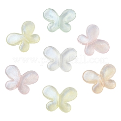 100Pcs 5 Colors Transparent Resin Beads&nbsp;RESI-YW0004-46