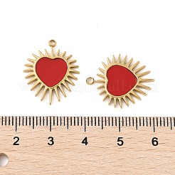 304 Stainless Steel Pendants&nbsp;STAS-P380-75G-02
