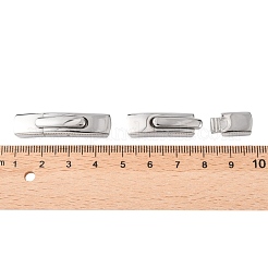 Tarnish Resistant 304 Stainless Steel Bayonet Clasps&nbsp;STAS-P158-01C-P