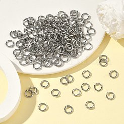 Tarnish Resistant 304 Stainless Steel Open Jump Rings&nbsp;X-STAS-E067-11-9mm