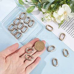 18Pcs Alloy Spring Gate Rings&nbsp;FIND-SP0001-42