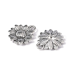 Sunflower Tibetan Style Alloy Pendants&nbsp;TIBEP-YW0001-52AS