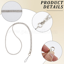 2Pcs 2 Styles Zinc Alloy Resin Universal Cell Phone Strap Crossbody Neck Strap Phone Charms&nbsp;AJEW-CP0008-93A
