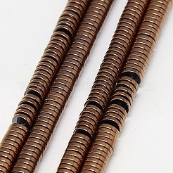 Electroplate Non-magnetic Synthetic Hematite Beads Strands&nbsp;G-J164A-2mm-M