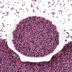 Spray Painted Picasso Cylinder Glass Seed Beads&nbsp;GLAA-T028-12A-01