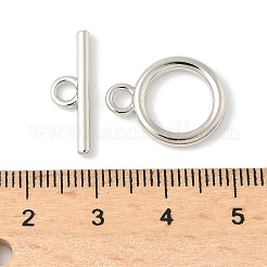 合金マンテル  カドミウムフリー＆鉛フリー  ラックめっき  リング  プラチナ  リング：17.5x14x2mm  穴：2.5mm  バー：6x19x2mm  穴：2.5mm&nbsp;FIND-B047-09P