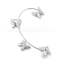 Butterfly Crystal Rhinestone Cuff Earrings for Girl Women Gift&nbsp;EJEW-F275-02A-P