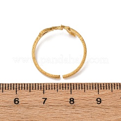 女性用304ステンレススチール調節可能なカフリング  アラビア語のアルファベット文字  ゴールドカラー  1.5mm  調整可能&nbsp;RJEW-B131-04G