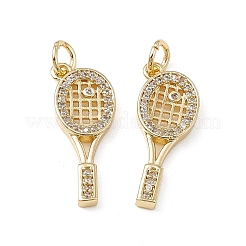 Brass Micro Pave Clear Cubic Zirconia Pendants&nbsp;LS-KK-E068-VB143