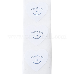 500Pcs Heart with Thank You Roll Stickers&nbsp;DIY-U008-01C