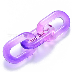 Two Tone Transparent Acrylic Linking Rings&nbsp;OACR-S036-006A-N06