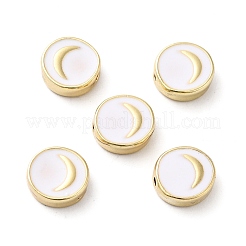 Rack Plating Alloy Enamel Beads&nbsp;ENAM-F146-15G