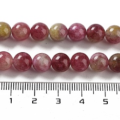Natural Jade Imitation Watermelon Tourmaline Beads Strands&nbsp;G-NH0006-A01-02-1