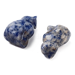 Natural Blue Spot Jasper Carved Figurines&nbsp;DJEW-L023-B17