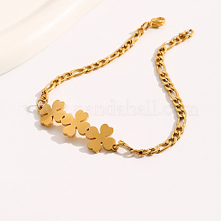 201 Stainless Steel Figaro Chains Link Bracelets&nbsp;EU3707