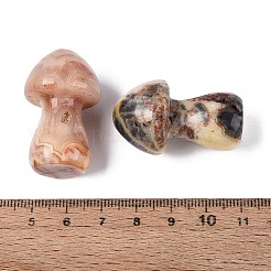 Natural Crazy Agate Mushroom Display Decorations&nbsp;G-Q602-03O