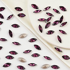 プレシオサ® マキシマ クリスタル ファンシーストーン  チェコクリスタル  435 14 615 ナベット（馬の目）  デュラフォイル  アメジスト 20050 個  15x7mm&nbsp;Y-PRC-FG15-20050
